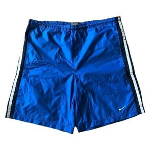 Nike Mens Blue Swim Trunks Size Large